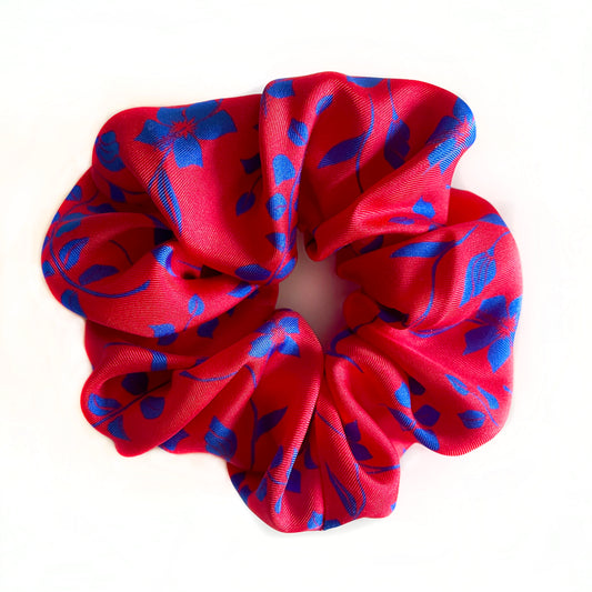 Red Hibiscus Scrunchie